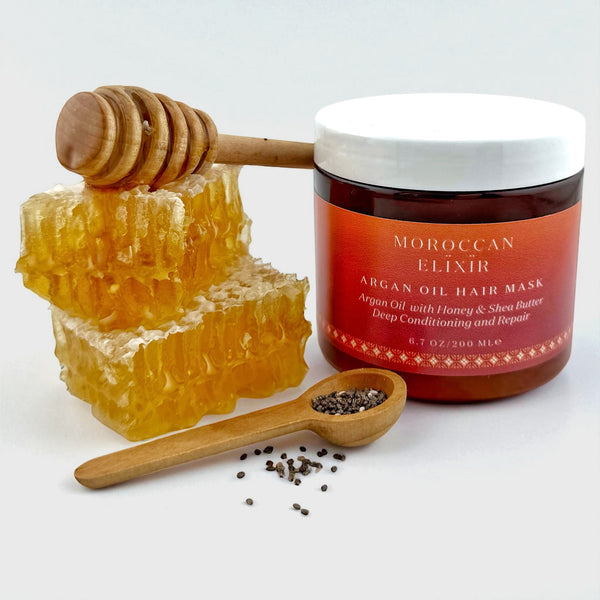 Argan Hair Mask with Honey