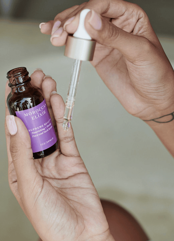 Supreme Argan face serum on use