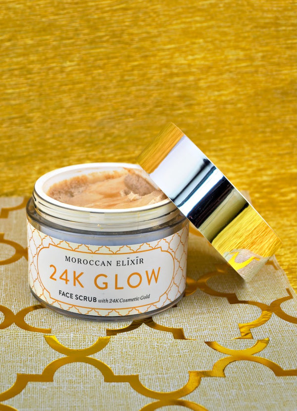 FACE SCRUB with 24K Gold