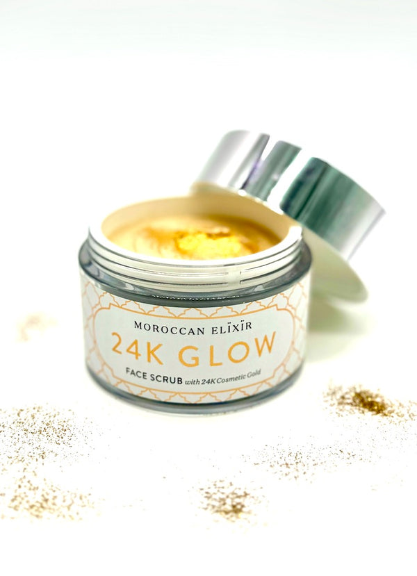 FACE SCRUB with 24K Gold