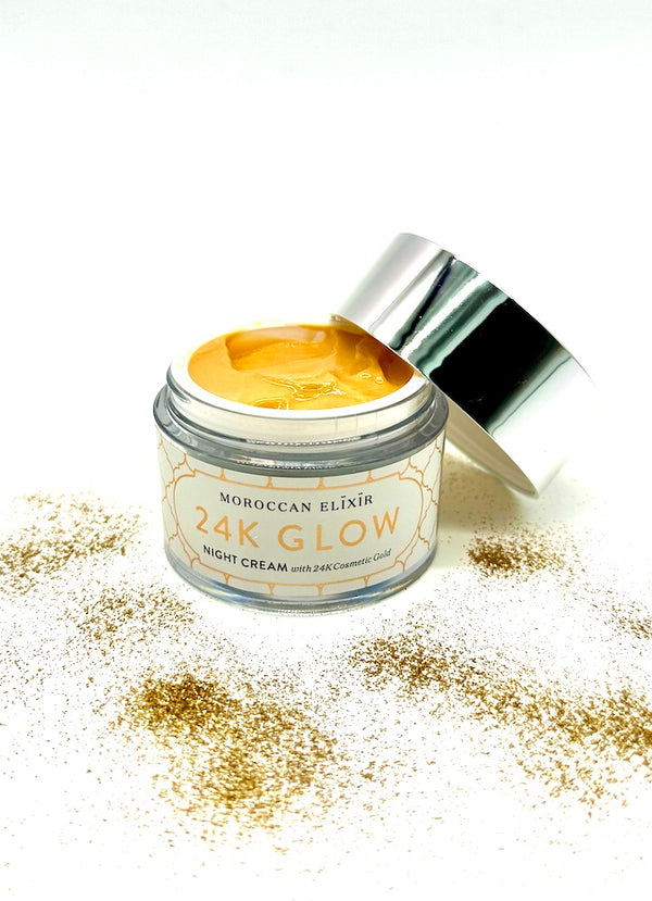 NIGHT FACE CREAM with 24K Gold