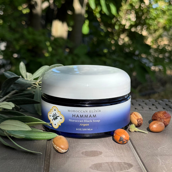 Moroccan BLACK SOAP w/ ARGAN