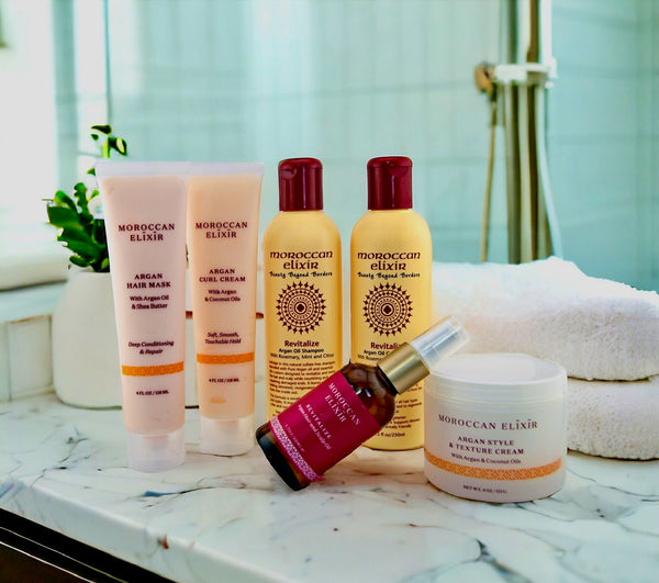 Complete Argan Hair Collection: Moisturize+Repair+Style