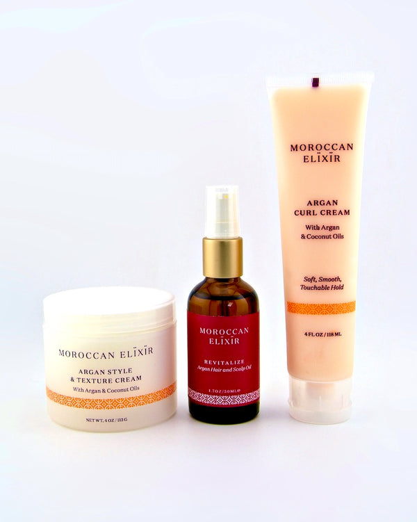 Argan Oil Hair Styling Trio