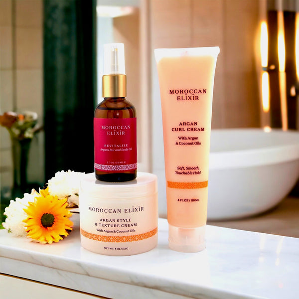 Argan Oil Hair Styling Trio