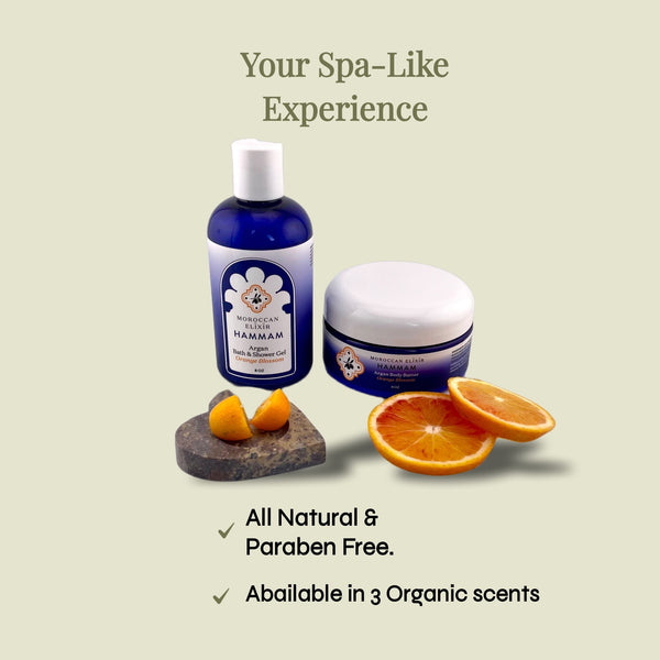 Argan Oil  Shower Gel + Body Butter Set
