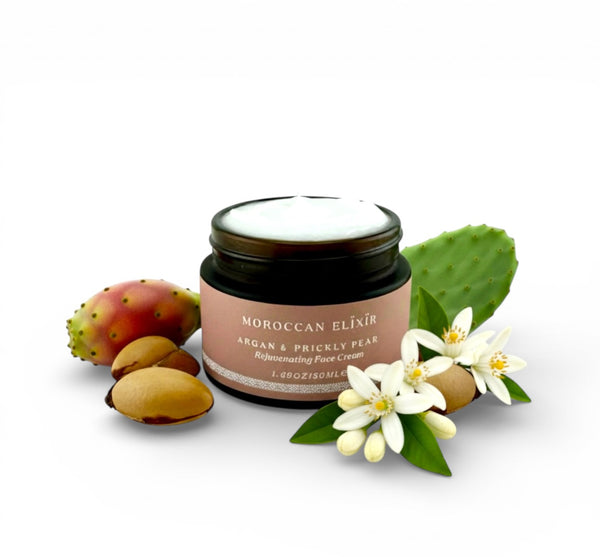 ARGAN & PRICKLY PEAR Rejuvenating Face Cream - Moroccan Elixir