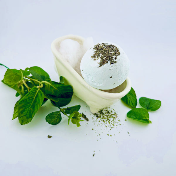 Eucalyptus Mint Argan Bath Bomb (4.5oz)