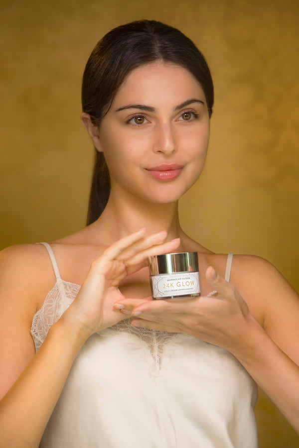 NIGHT FACE CREAM with 24K Gold