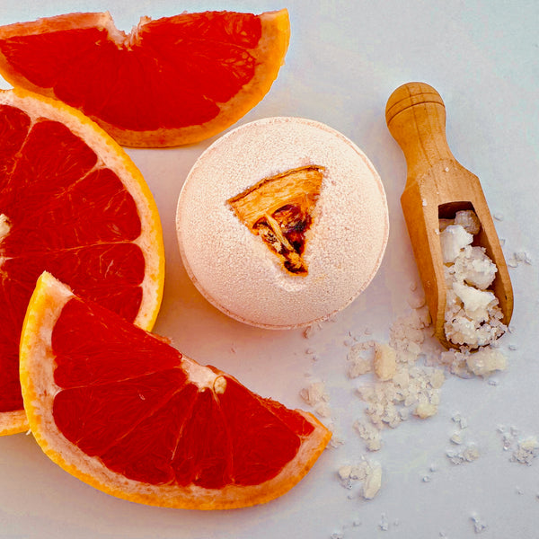 Pink Grapefruit Argan Bath Bomb (4.5oz)