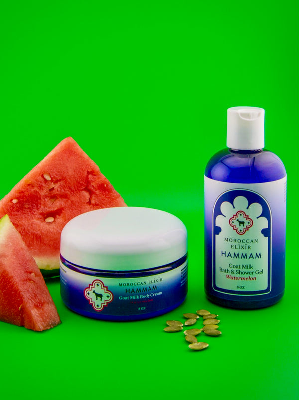 Goat Milk Shower Gel + Body Cream Set