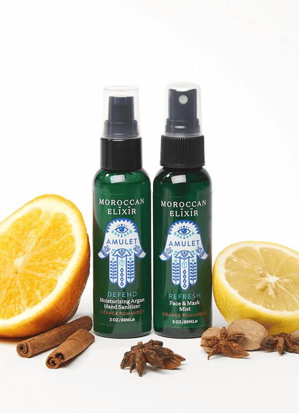 Argan hand sanitizer & mask mist