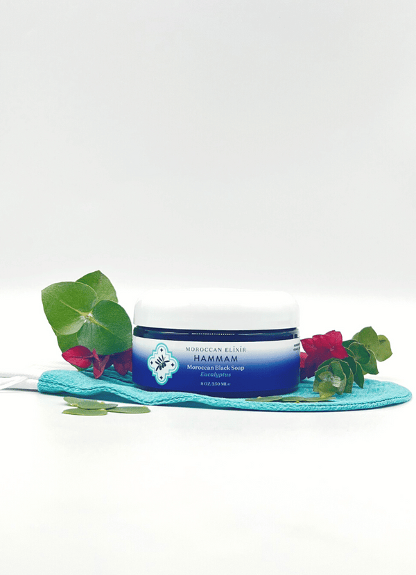 Moroccan Black Soap with Eucalyptus 
